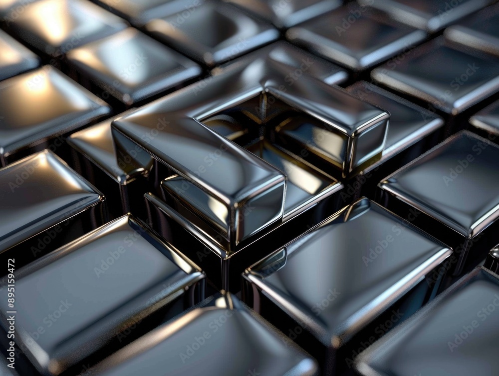 Metal square blocks Metal square blocks