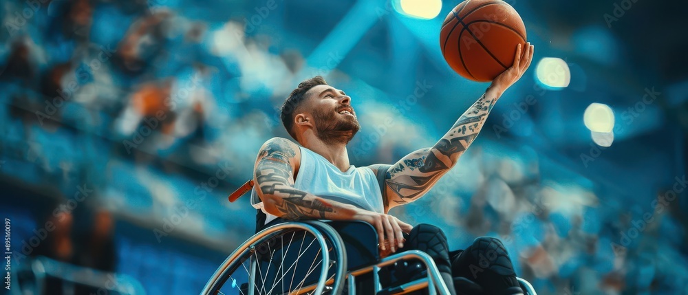 Adaptive Sports Wheelchair Basketball Determination An adaptive athlete ...