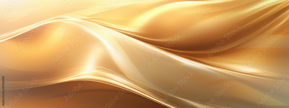 bright golden smooth wave with sunlight shining bakground bright golden smooth wave with sunlight shining bakground