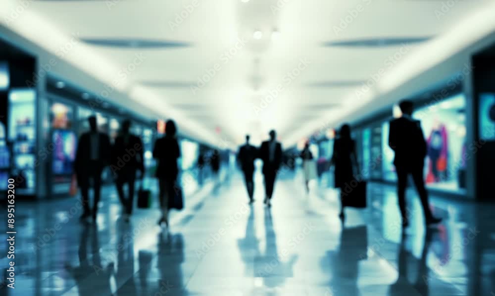 Blurred image of people walking in shopping mall, abstract background. Blurred image of people walking in shopping mall, abstract background.