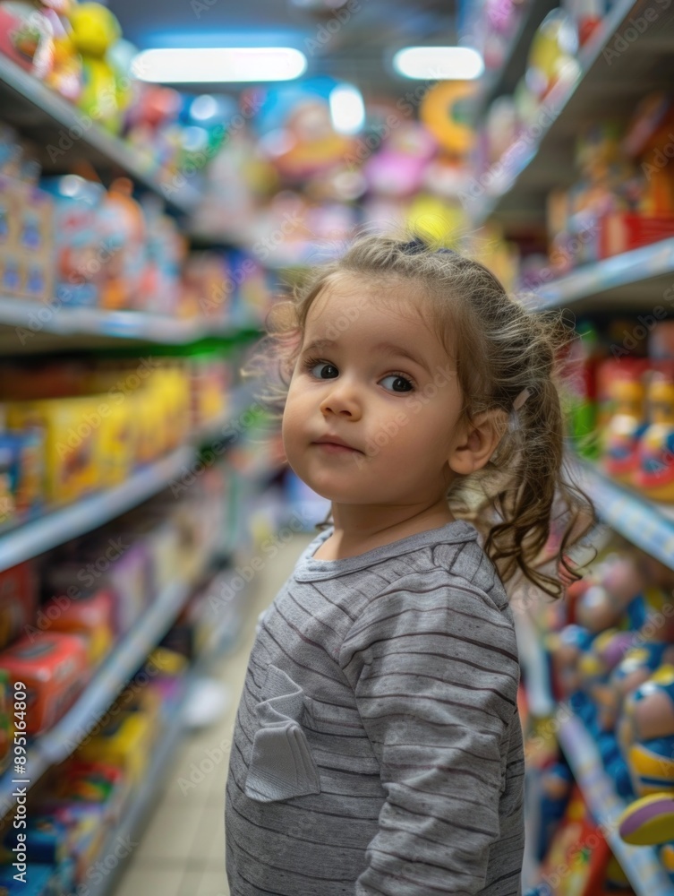 Grocery shopping with child Grocery shopping with child