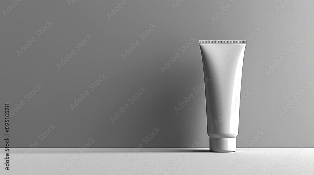 Template of a tube of sun cream on the background of presentation, cosmetics Template of a tube of sun cream on the background of presentation, cosmetics