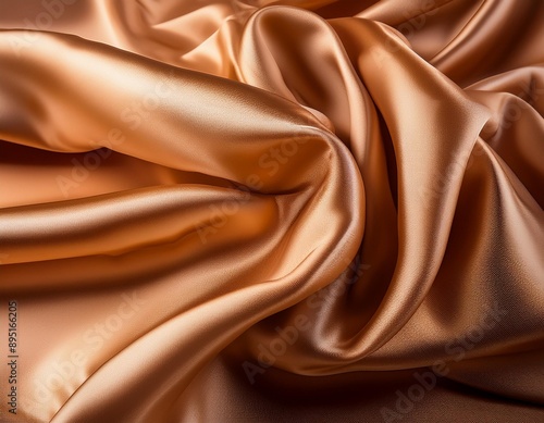 Close-up of soft, crumpled silk sheets, evoking a sense of intimacy and luxury.