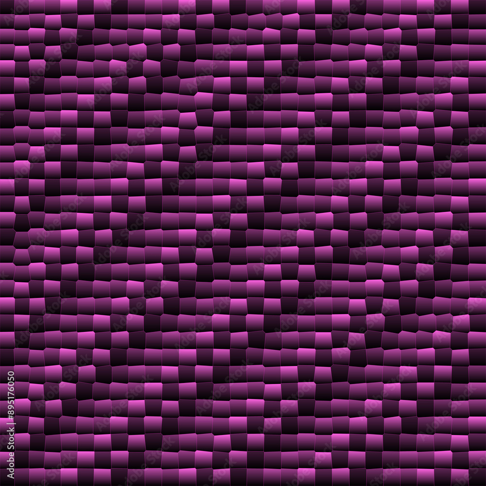 Fototapeta premium Purple Fading Gradient Scales Simple Grid Geometry Multicolor Background Pattern Repeat Seamless Design 207