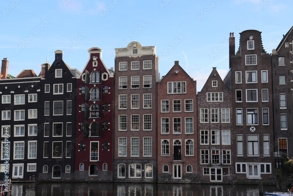 Fototapeta premium Amsterdam houses