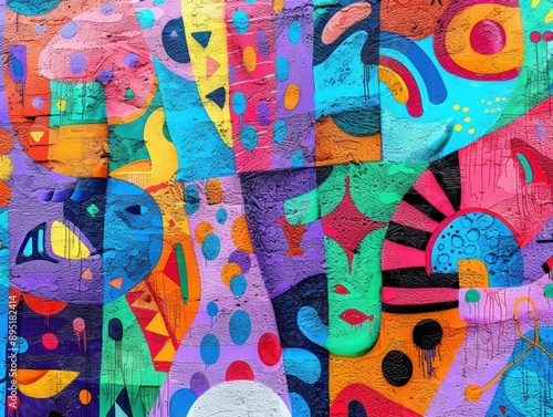 Colorful and intricate stre...