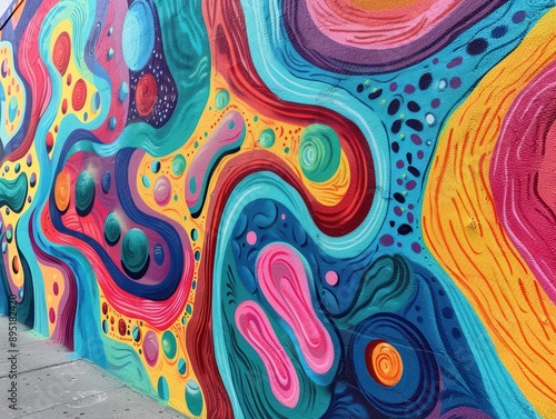Colorful and intricate stre...