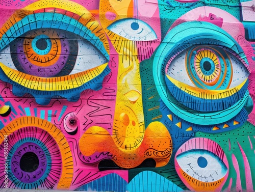Colorful and intricate stre...