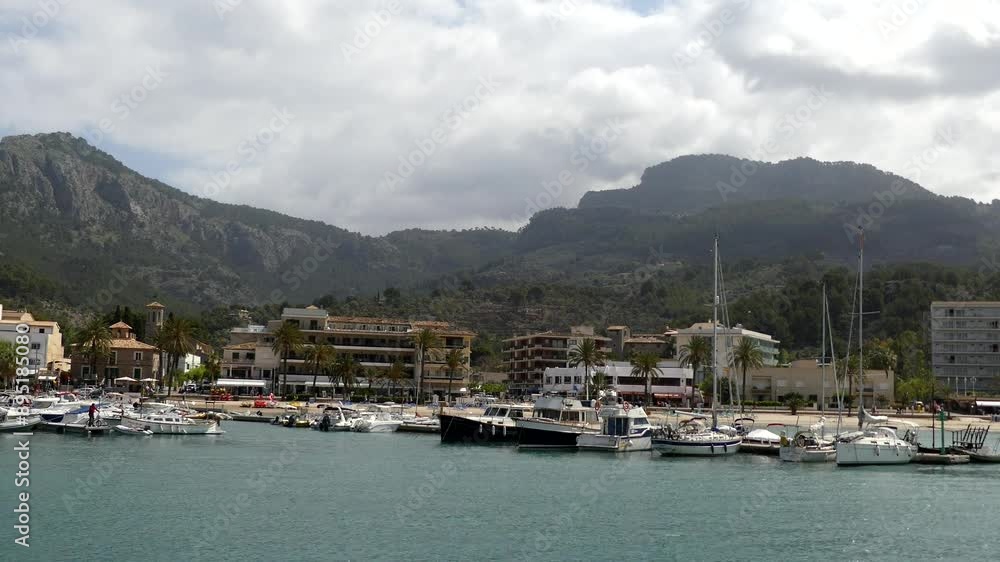 Port de Soller, Mallorca, Balearic Islands, Spain Port de Soller, Mallorca, Balearic Islands, Spain