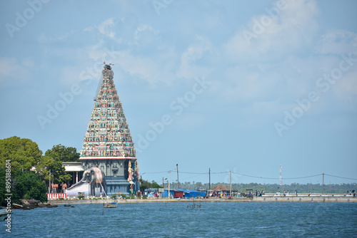Nainativu Nagapooshani Amman Temple (Nagapoosani Amman Kovil), Nainativu (Nagadeepaya), Jaffna, Sri Lanka.