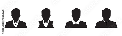 User Icon, user flat icon, User icon for web use, user person icon, icon set, User icon vector illustration, user account ui web button, Monochrome icon, Vector user icon, user icon set, Vector Icon