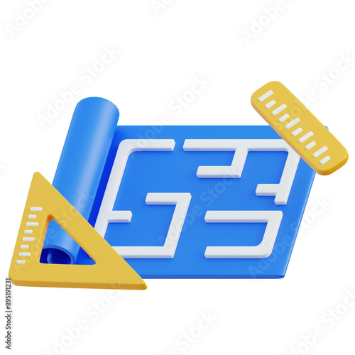 Blueprint 3D icon
