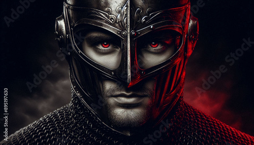 portrait of a knight