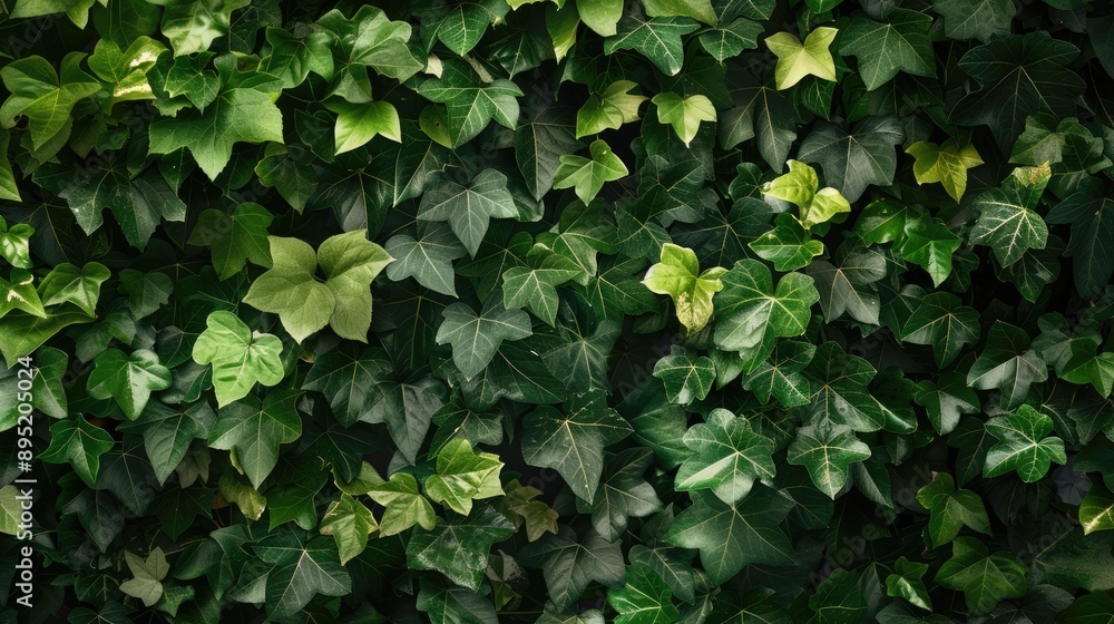 A barrier of verdant ivy A barrier of verdant ivy