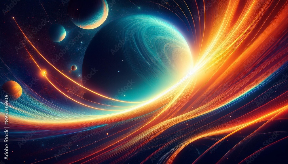Propagation flowing from space, stars, and planets Propagation flowing from space, stars, and planets