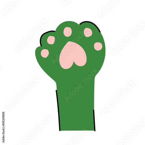 Ilustração Pata de Gato ou Cachorro