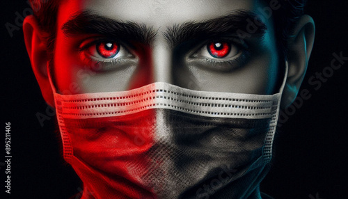 portrait of a person with the mask