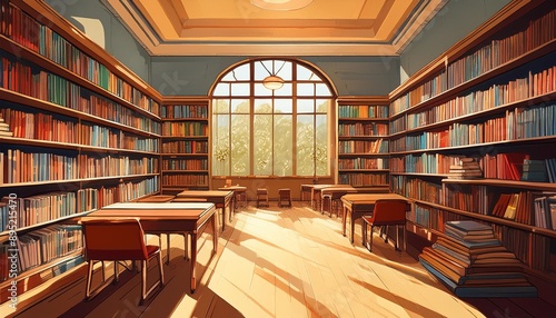 school library