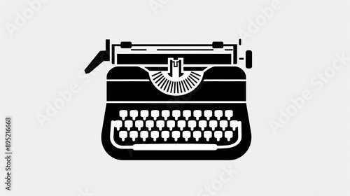 Vintage Typewriter Symbolizing Classic Literature and Writing photo