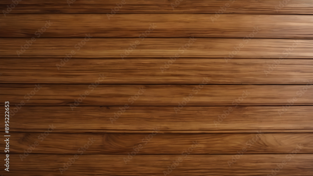 Fototapeta premium Wooden surface background with visible grain and texture. Generative AI