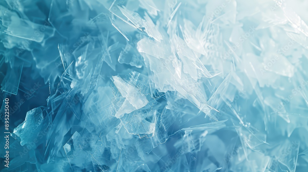 Abstract blue ice background. Ai generation Abstract blue ice background. Ai generation
