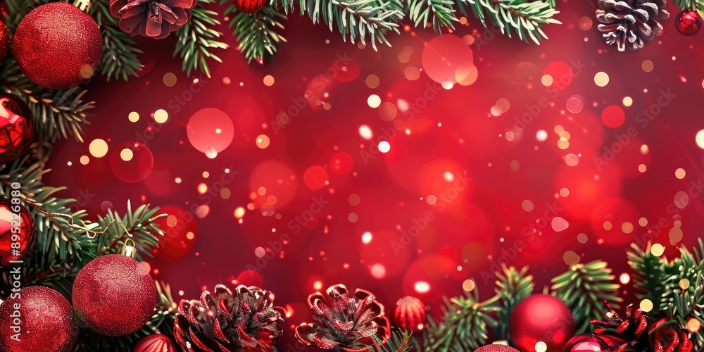 Christmas background design. AI generation Christmas background design. AI generation