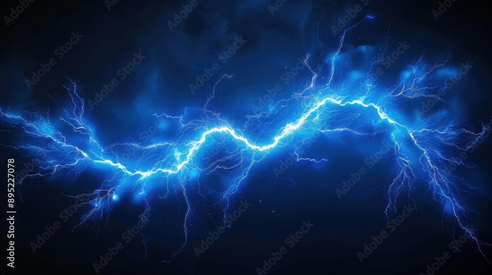 A dramatic flash of lightning illuminates a dark, cloudy background, creating a striking and intense cinematic scene. A dramatic flash of lightning illuminates a dark, cloudy background, creating a striking and intense cinematic scene.