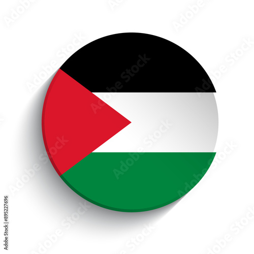 Palestine flag button Free Download Palestine flag button - GFXLoad