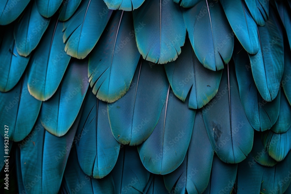 Background of dark blue feathers with macro of blue feathers. Feather of a Swan. Vintage Background. Dark Blue Feather. Background of dark blue feathers with macro of blue feathers. Feather of a Swan. Vintage Background. Dark Blue Feather.
