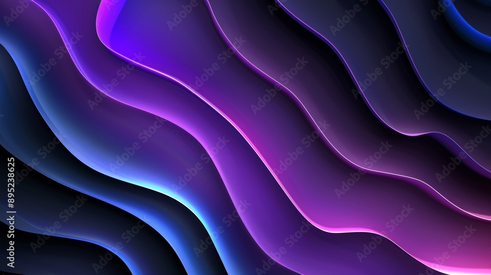 A colorful abstract background illuminated by neon lights. A glowing curving line. A simple wallpaper design. A colorful abstract background illuminated by neon lights. A glowing curving line. A simple wallpaper design.