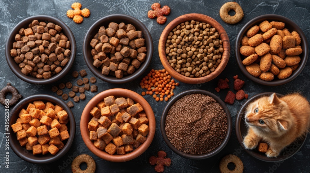 Cat Food Assortment, a Variety of Options for Feline Companions Cat Food Assortment, a Variety of Options for Feline Companions