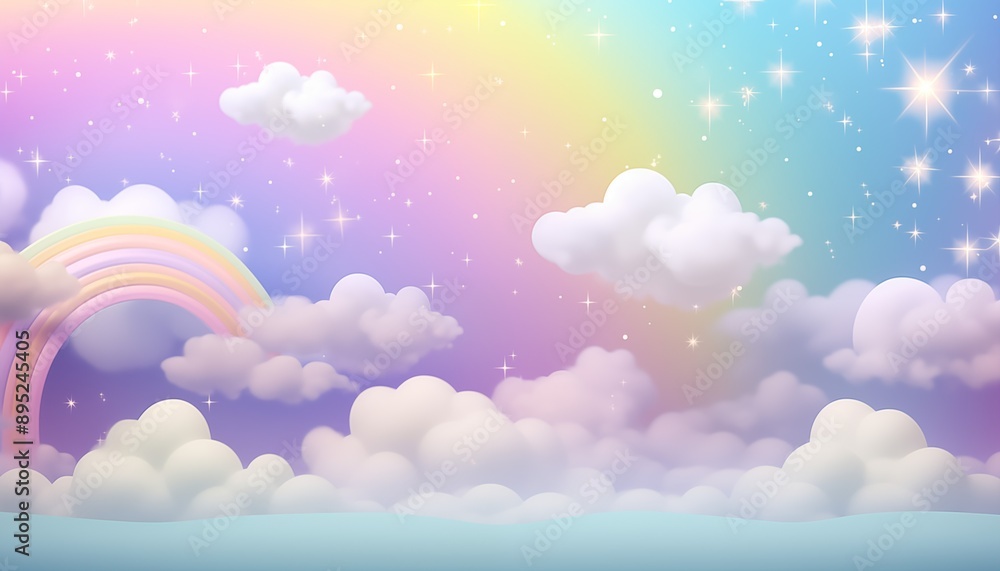 rainbow and clouds in sky rainbow and clouds in sky