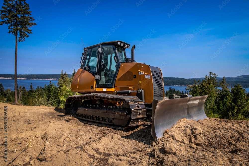 bulldozer at work bulldozer at work