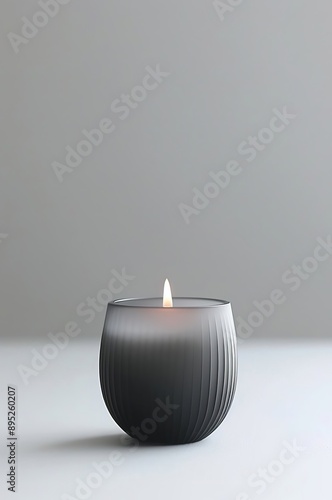 Vela decorativa minimalista