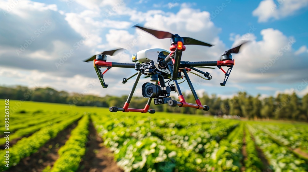 A drone equipped with specialized camera equipment for thermal imaging, highlighting its applications in agriculture, infrastructure inspection, and search and rescue operations. A drone equipped with specialized camera equipment for thermal imaging, highlighting its applications in agriculture, infrastructure inspection, and search and rescue operations.
