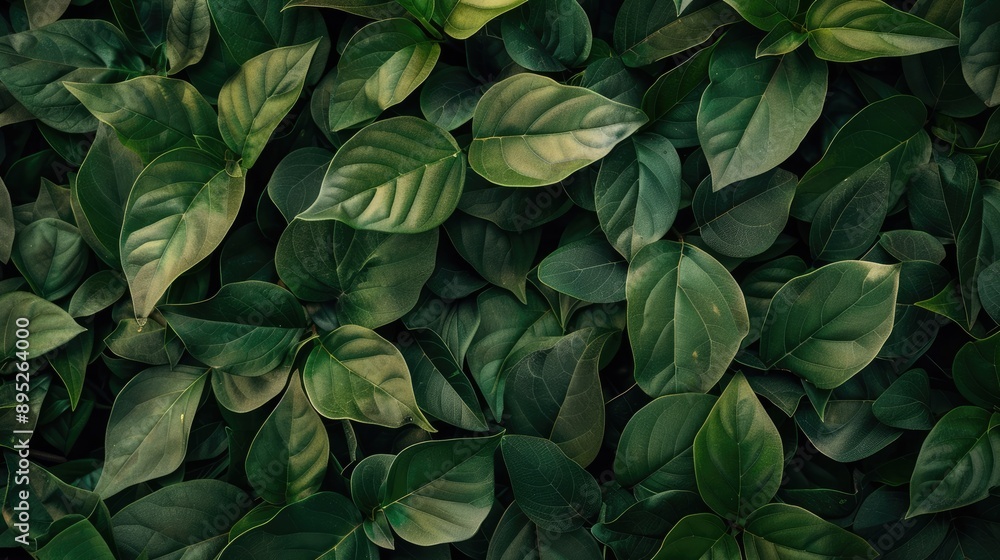 Obraz premium Natural leaf wall texture for background design.