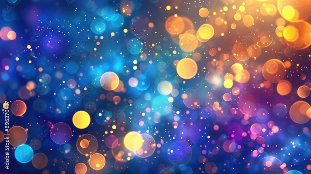 Creative light colotful abstract on glowing blue background on colorful Creative light colotful abstract on glowing blue background on colorful