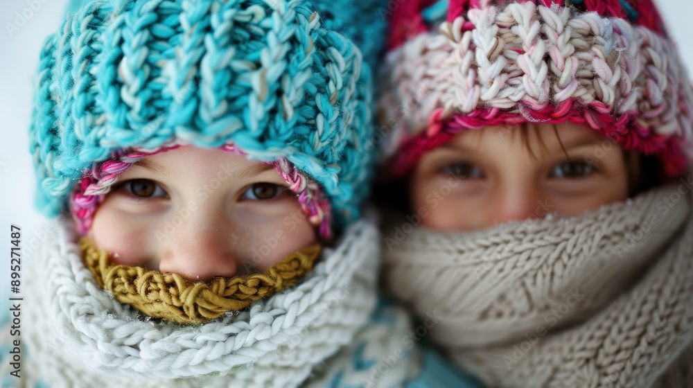 Vibrant and colorful knitted hats are displayed on a market stall, showcasing intricate designs and textures, in a setting that suggests a warm and cozy atmosphere. Vibrant and colorful knitted hats are displayed on a market stall, showcasing intricate designs and textures, in a setting that suggests a warm and cozy atmosphere.