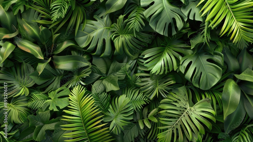 Fototapeta premium Smooth foliage backdrop