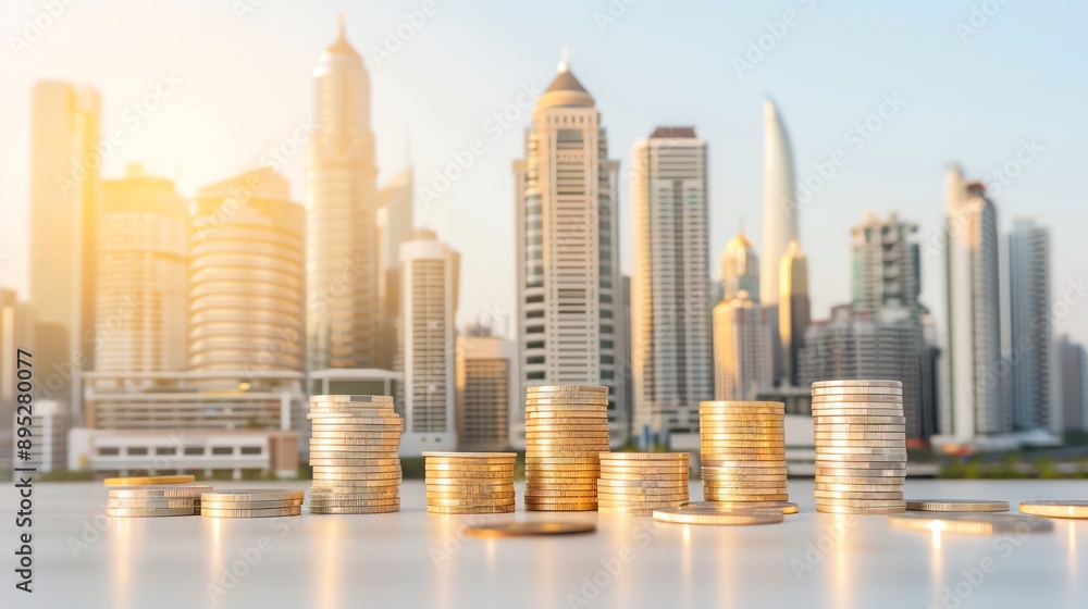 Obraz premium High ROI from building and condo investments, Buildings, Condos, ROI
