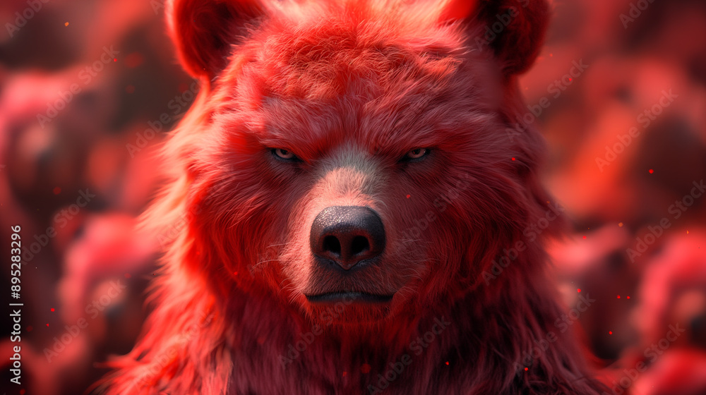 Red Bear Unity Model 3D Model of an Angry Yet Adorable Red Bear with Vibrant Fur, Fierce ...