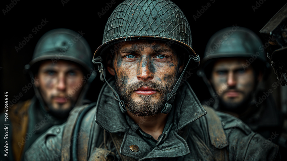 Special Forces Operatives in Mid-20th Century Military Uniforms Special Forces Operatives in Mid-20th Century Military Uniforms
