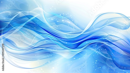 Abstract blue wave background. Perfect for websites, presentations, and designs.