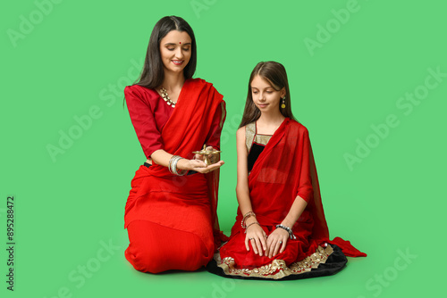 Mother and her daughter in ...