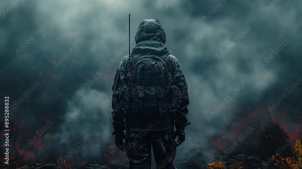 Fototapeta premium Elite Special Forces Uniform Design