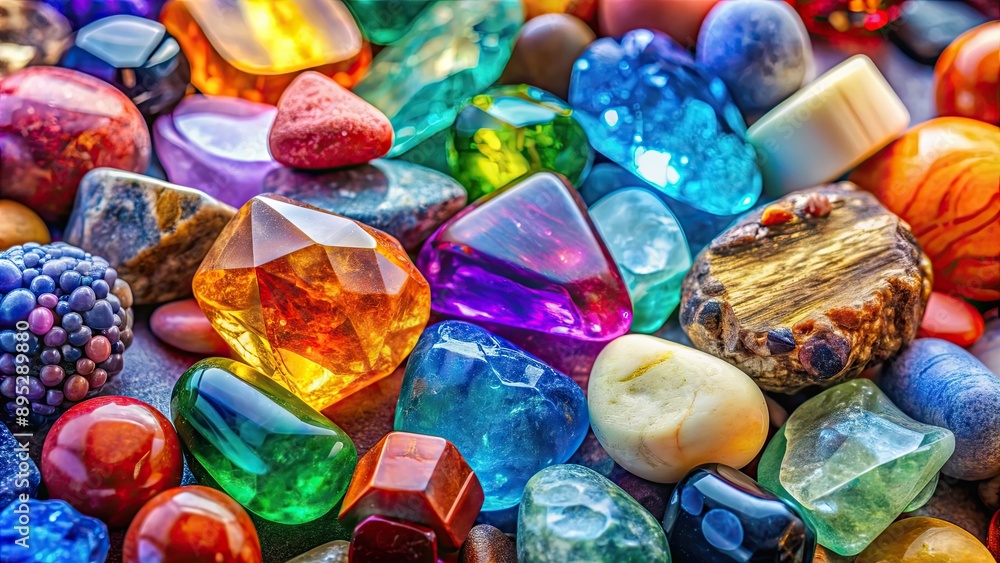 Rare, unique gemstones arranged beautifully in a collection , gemstones, rare, unique, precious, valuable, collection Rare, unique gemstones arranged beautifully in a collection , gemstones, rare, unique, precious, valuable, collection