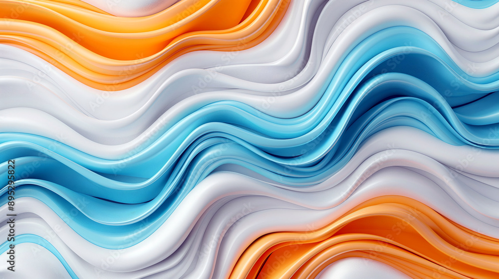 Vibrant 3d fabric abstract dynamic background fluid motion, swirling patterns, rich blend of colors. AI generated Vibrant 3d fabric abstract dynamic background fluid motion, swirling patterns, rich blend of colors. AI generated