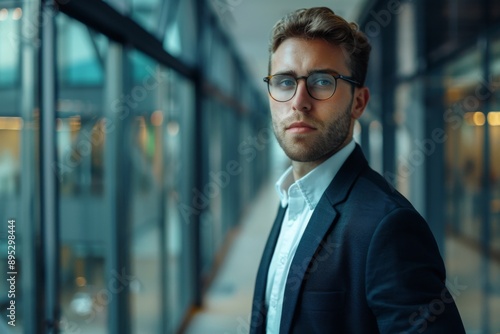 Portrait of a confident businessman in office © Geber86