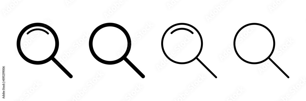 custom made wallpaper toronto digitalSearch icon vector isolated on white background. Glass vector icon. search magnifying glass icon. Find