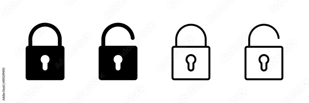 Lock icon vector isolated on white background. Encryption icon. Security symbol. Secure. Private Lock icon vector isolated on white background. Encryption icon. Security symbol. Secure. Private
